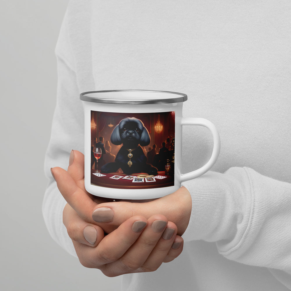 Pugapoo General- Enamel Mug v5