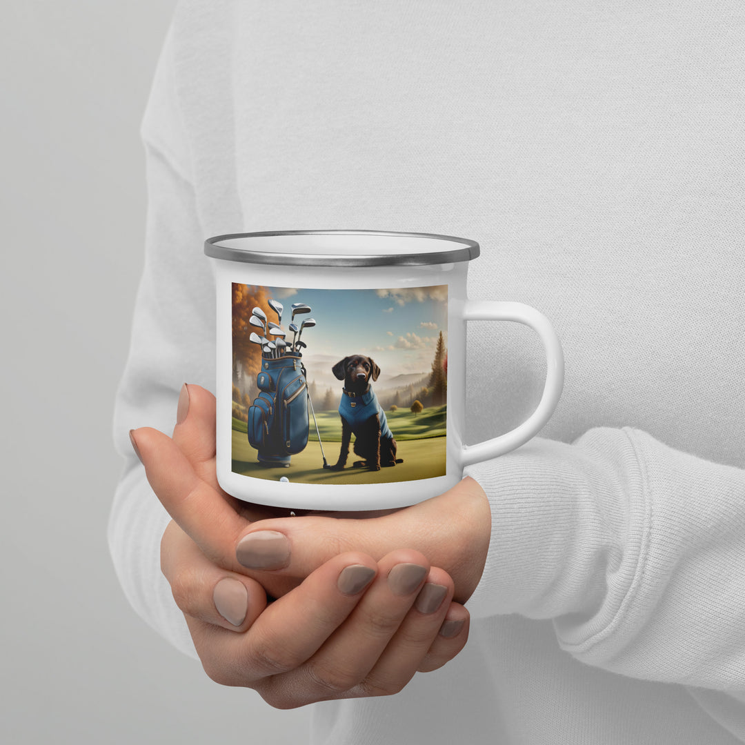 Springador Golfer- Enamel Mug v3