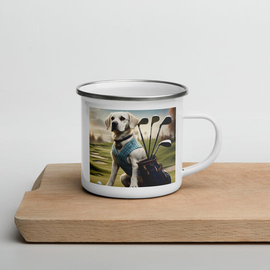 Springador Golfer- Enamel Mug v5