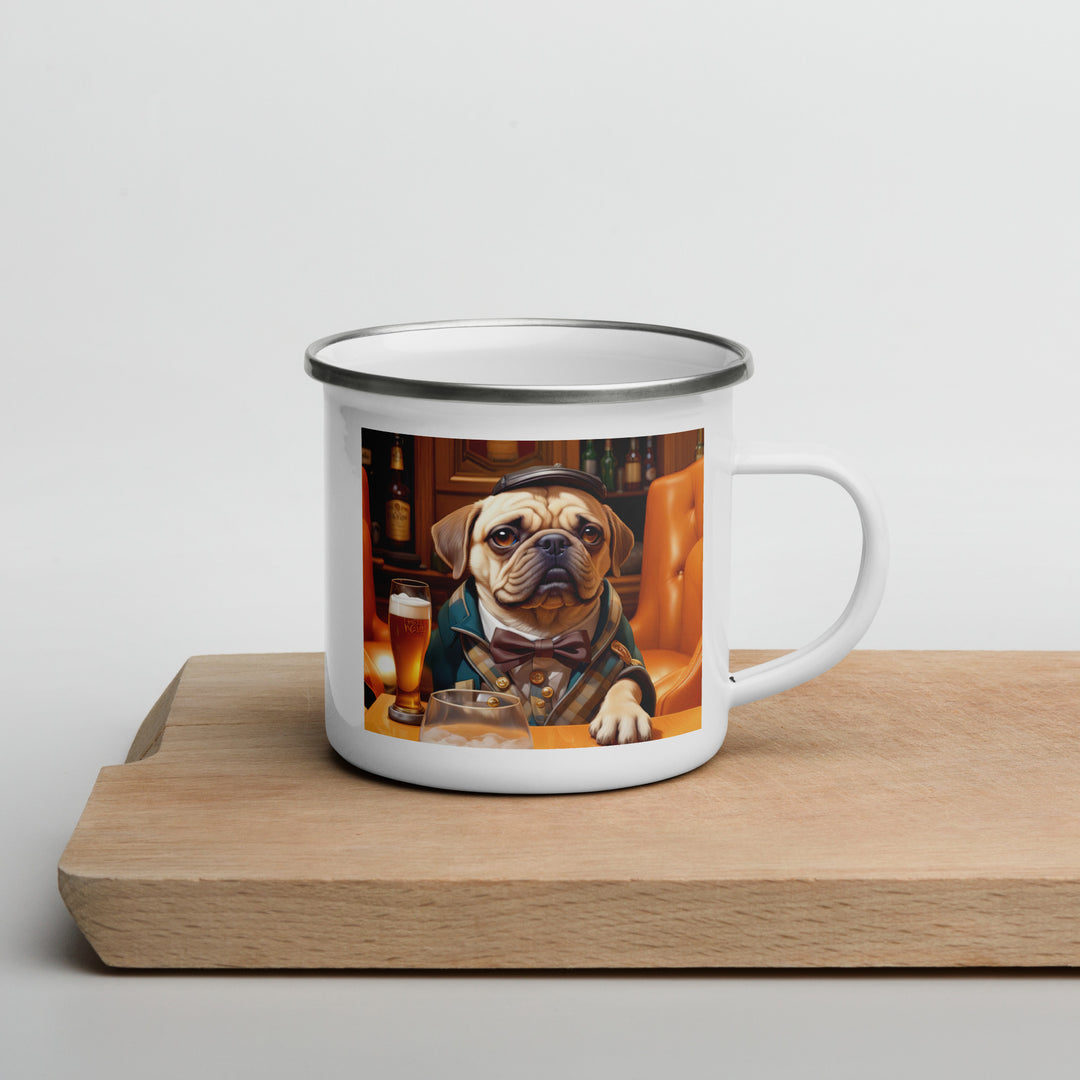 Puggle General- Enamel Mug v2