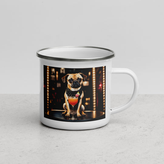 Puggle General- Enamel Mug v13