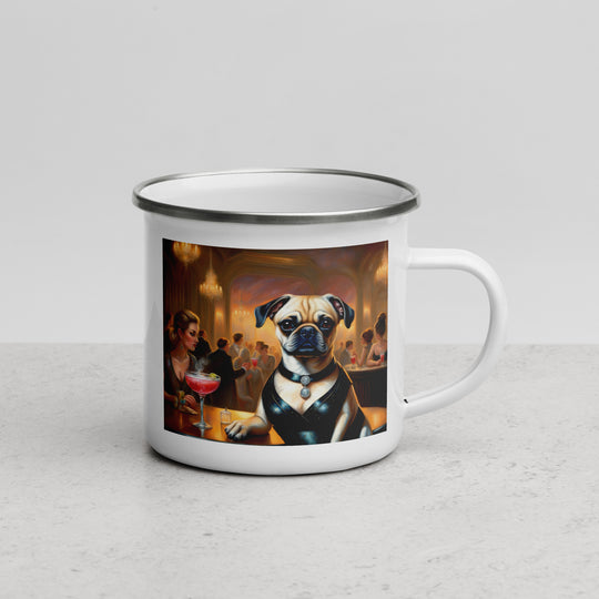 Puggle General- Enamel Mug v19