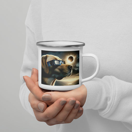 Labrador Retriever Eclipse- Enamel Mug v2