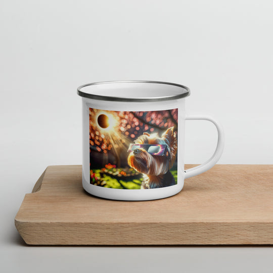 Bernedoodle Eclipse- Enamel Mug