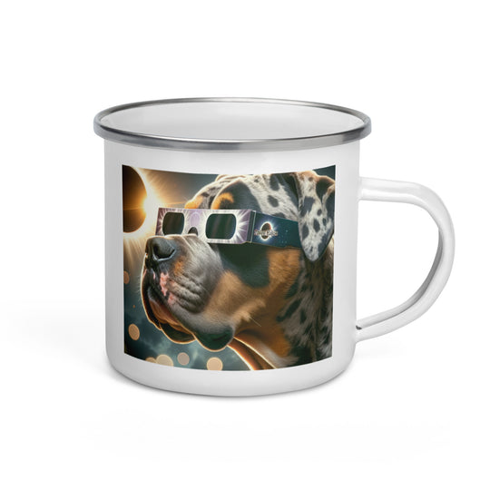 Catahoula Bulldog Eclipse- Enamel Mug v2