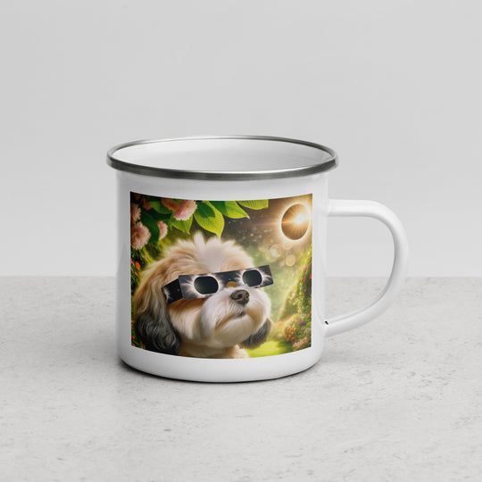 Cavachon Eclipse- Enamel Mug v2