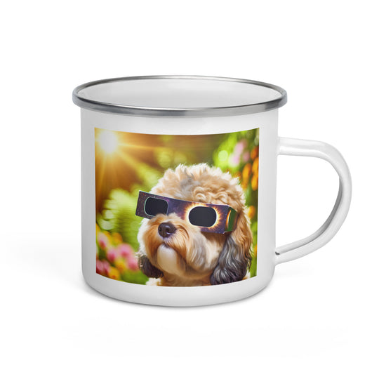 Cavapoo Eclipse- Enamel Mug v2