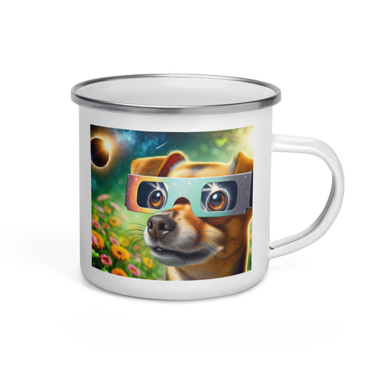 Chiweenie Eclipse- Enamel Mug v2