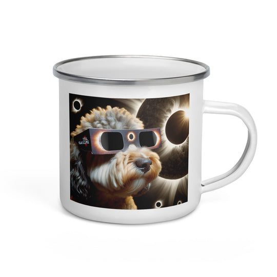 Cockapoo Eclipse- Enamel Mug v2