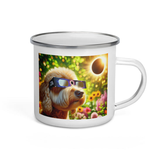 Labradoodle Eclipse- Enamel Mug