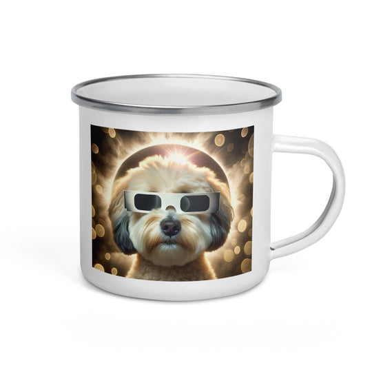 Maltipoo Eclipse- Enamel Mug