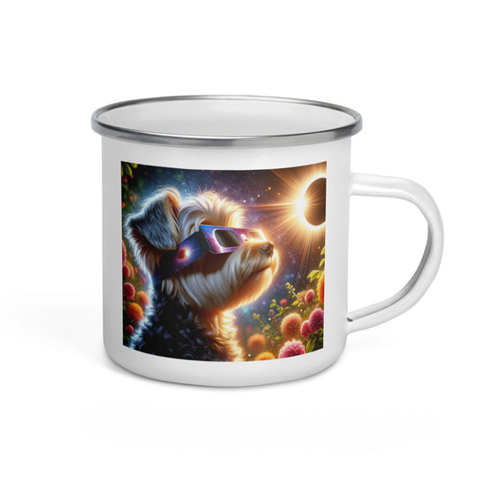 Yorkipoo Eclipse- Enamel Mug v2