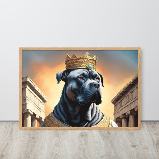 Framed matte paper poster-Cane Corso