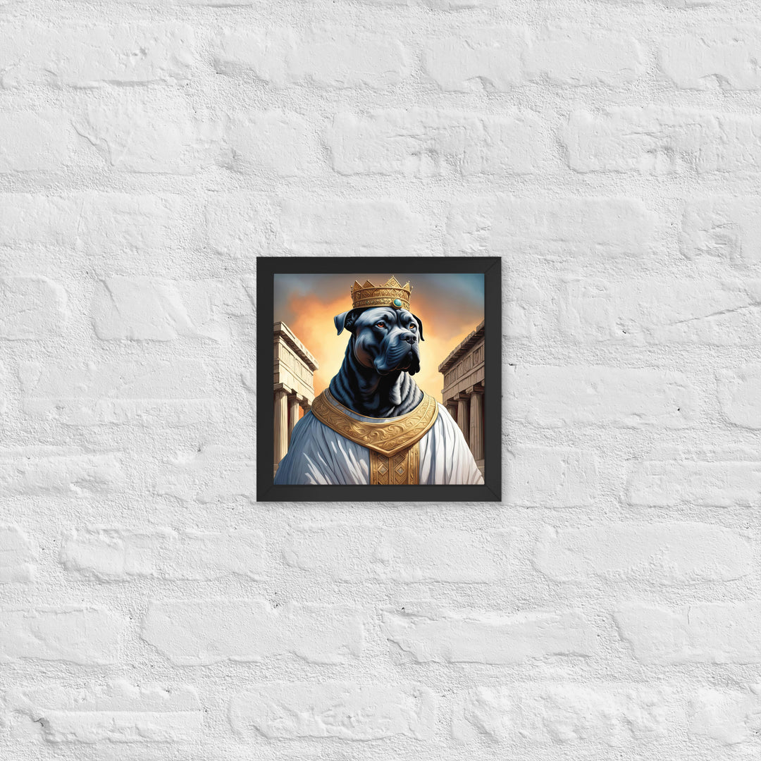 Framed poster-Cane Corso V2