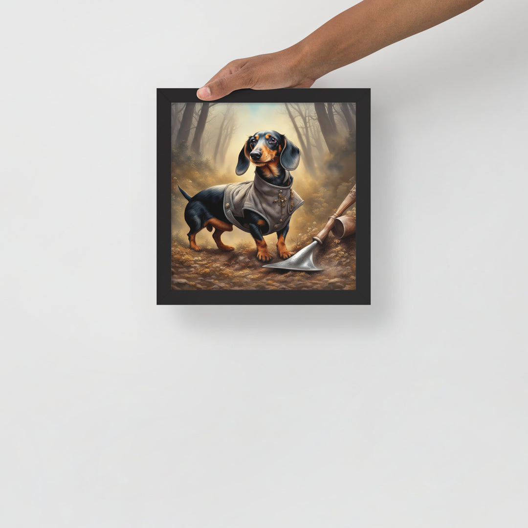 Dachshund- Framed poster v2