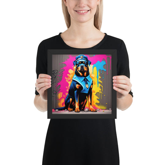 Rottweiler- Framed poster