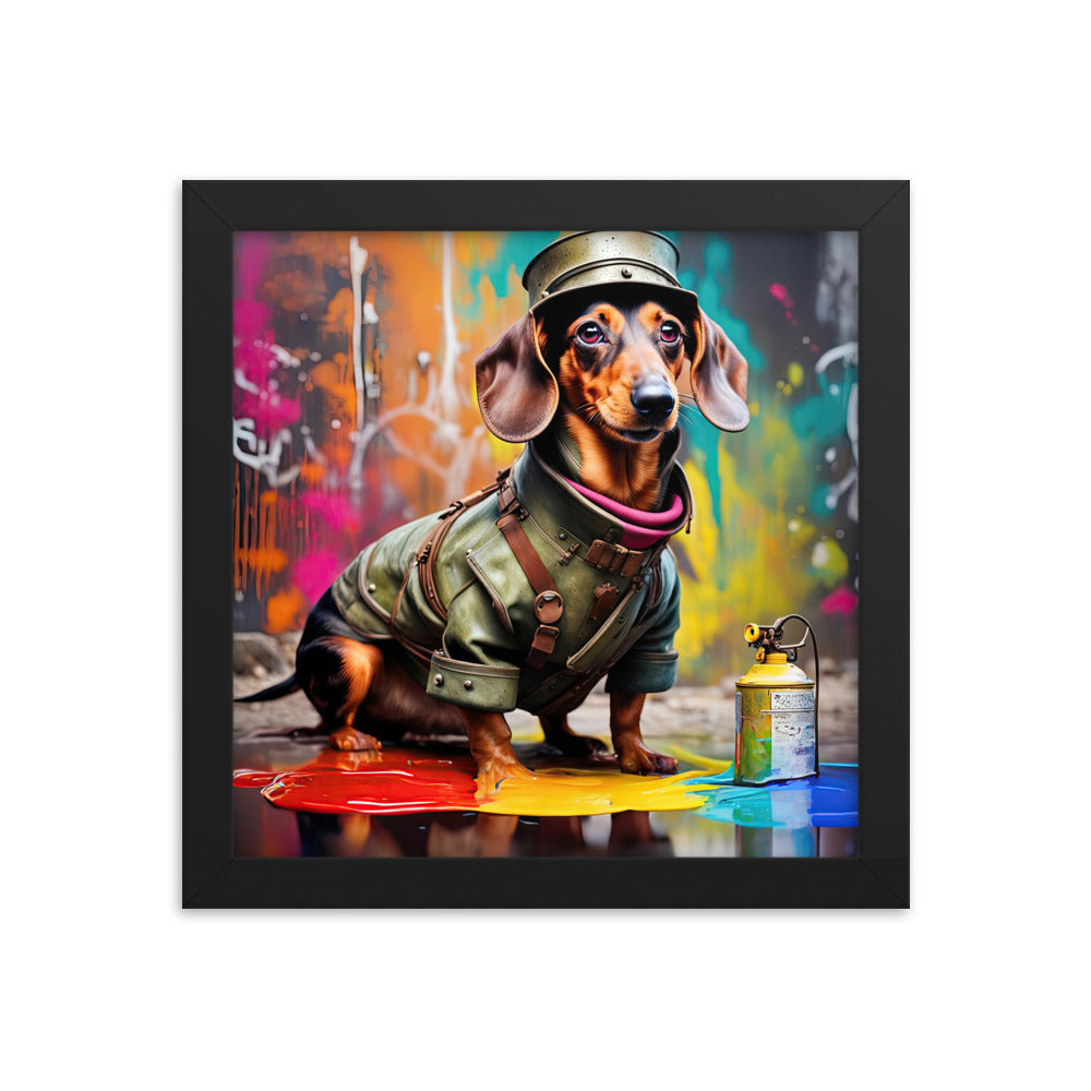 Dachshund- Framed poster