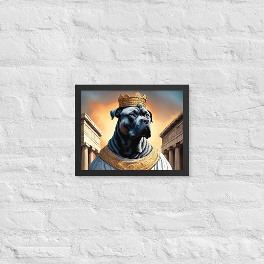 Framed poster-Cane Corso V2