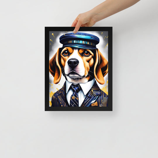 Beagle- Framed poster V5