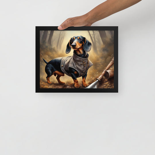 Dachshund- Framed poster v2