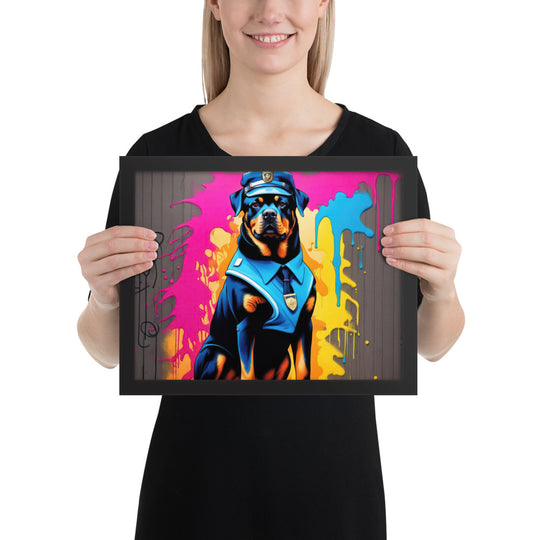 Rottweiler- Framed poster