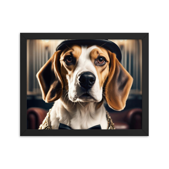 Beagle- Framed poster