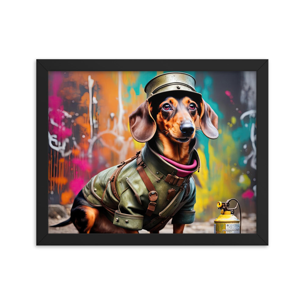 Dachshund- Framed poster