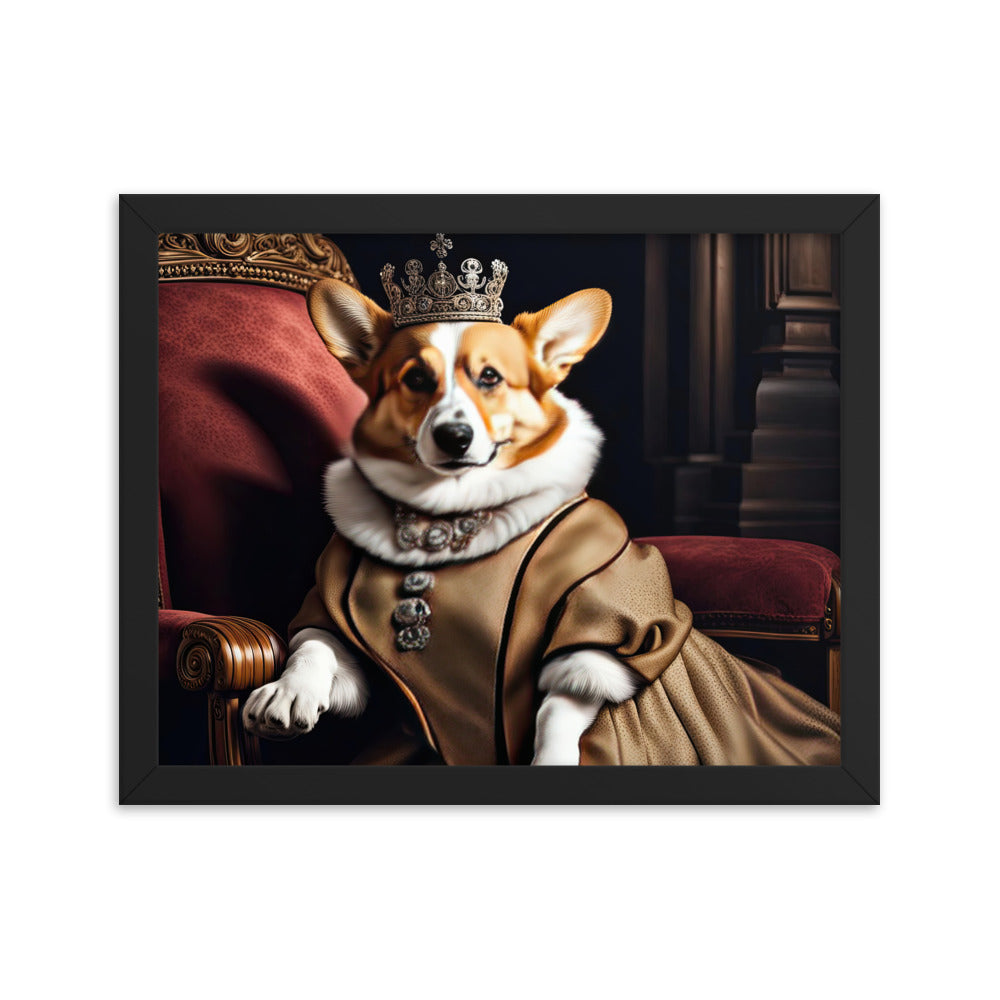 Pembroke Welsh Corgi- Framed poster
