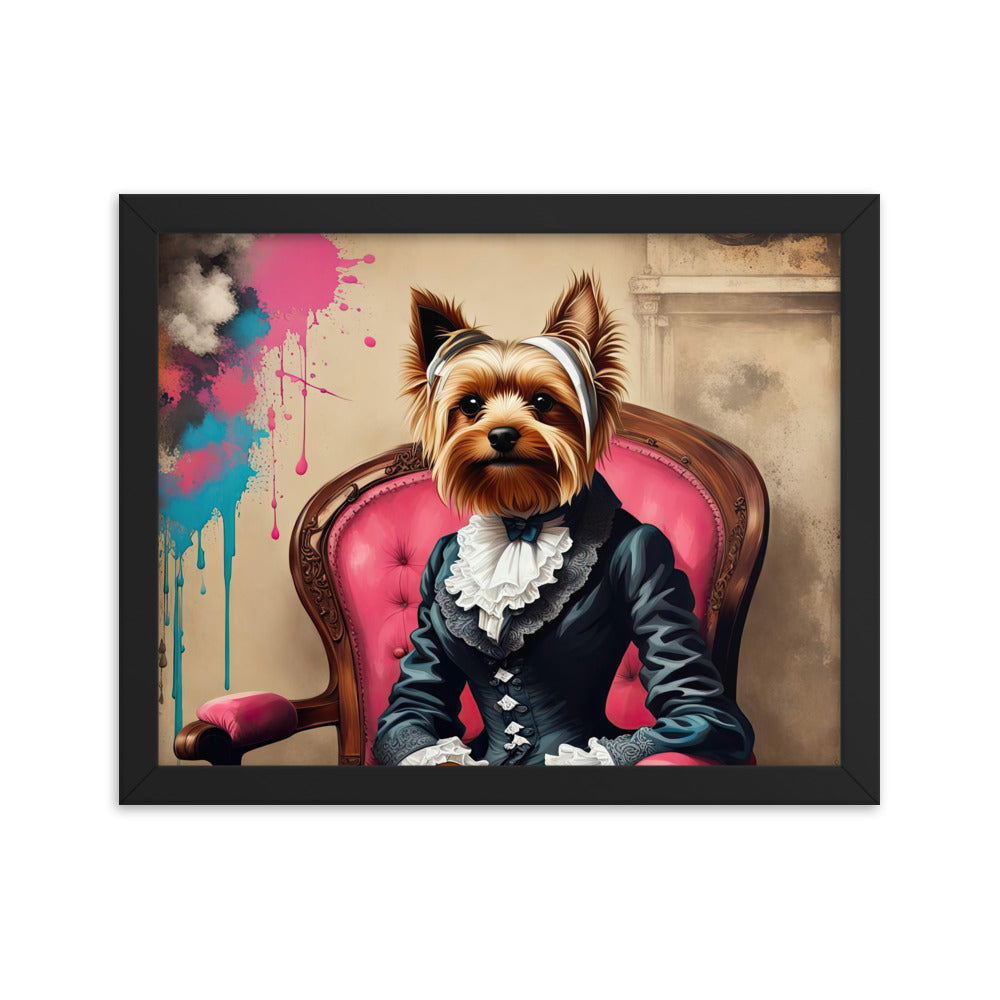 Yorkshire Terrier- Framed poster v3