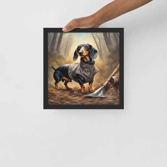 Dachshund- Framed poster v2