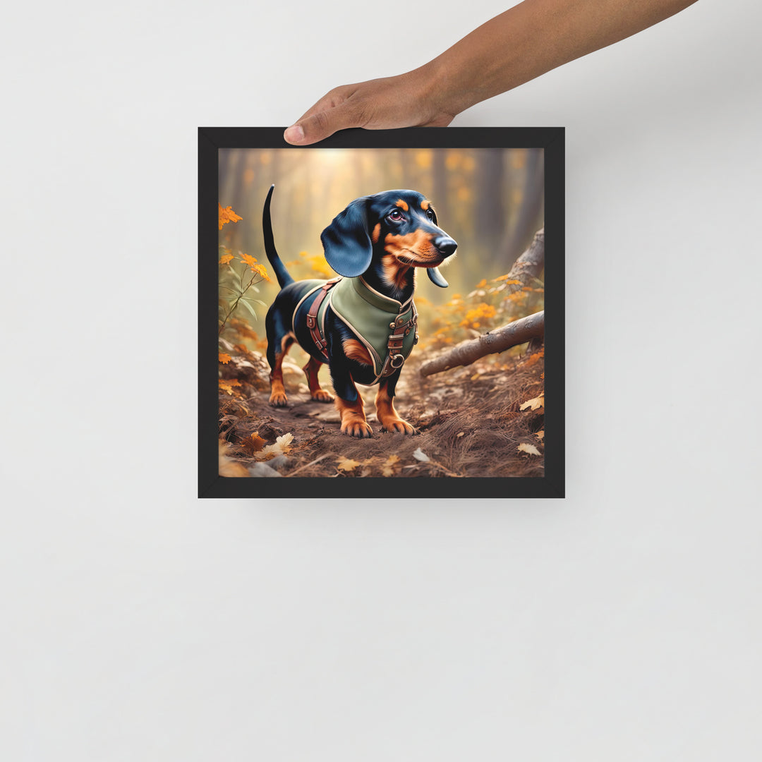 Dachshund- Framed poster v3