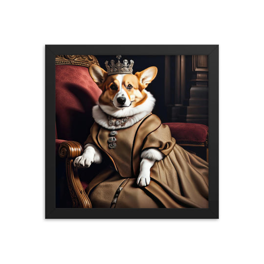 Pembroke Welsh Corgi- Framed poster