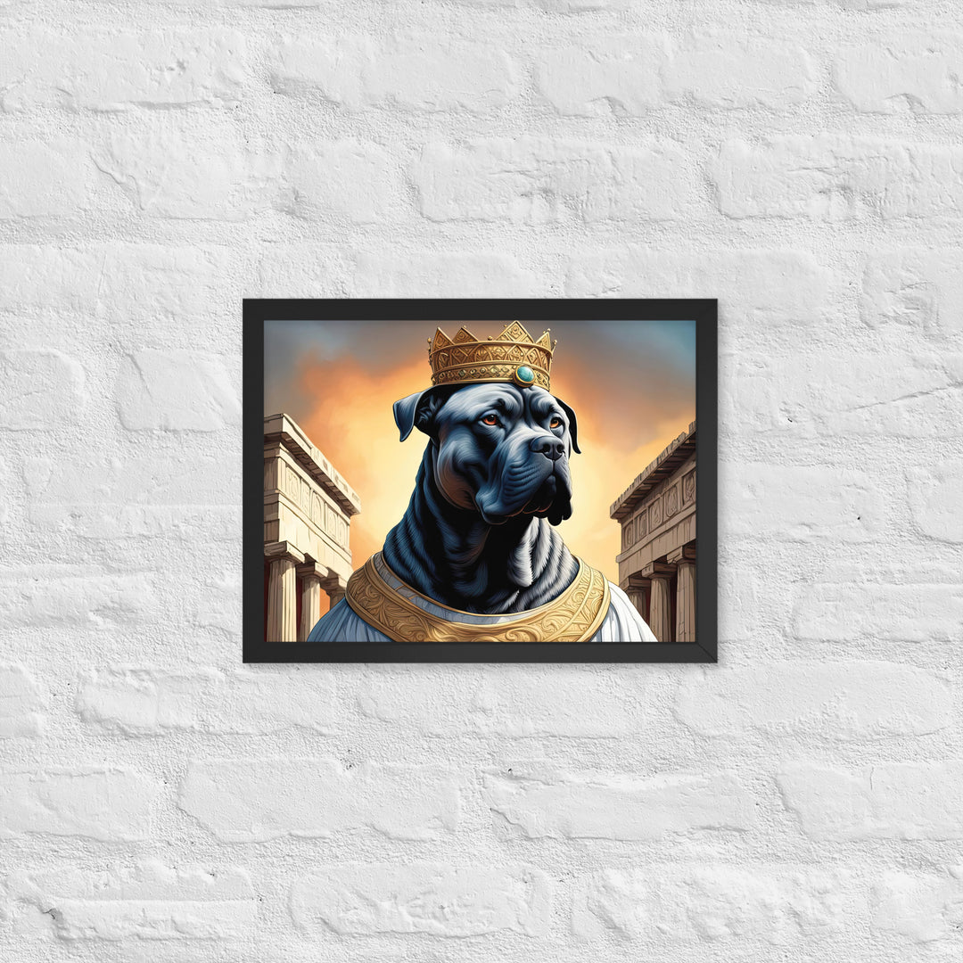 Framed poster-Cane Corso V2