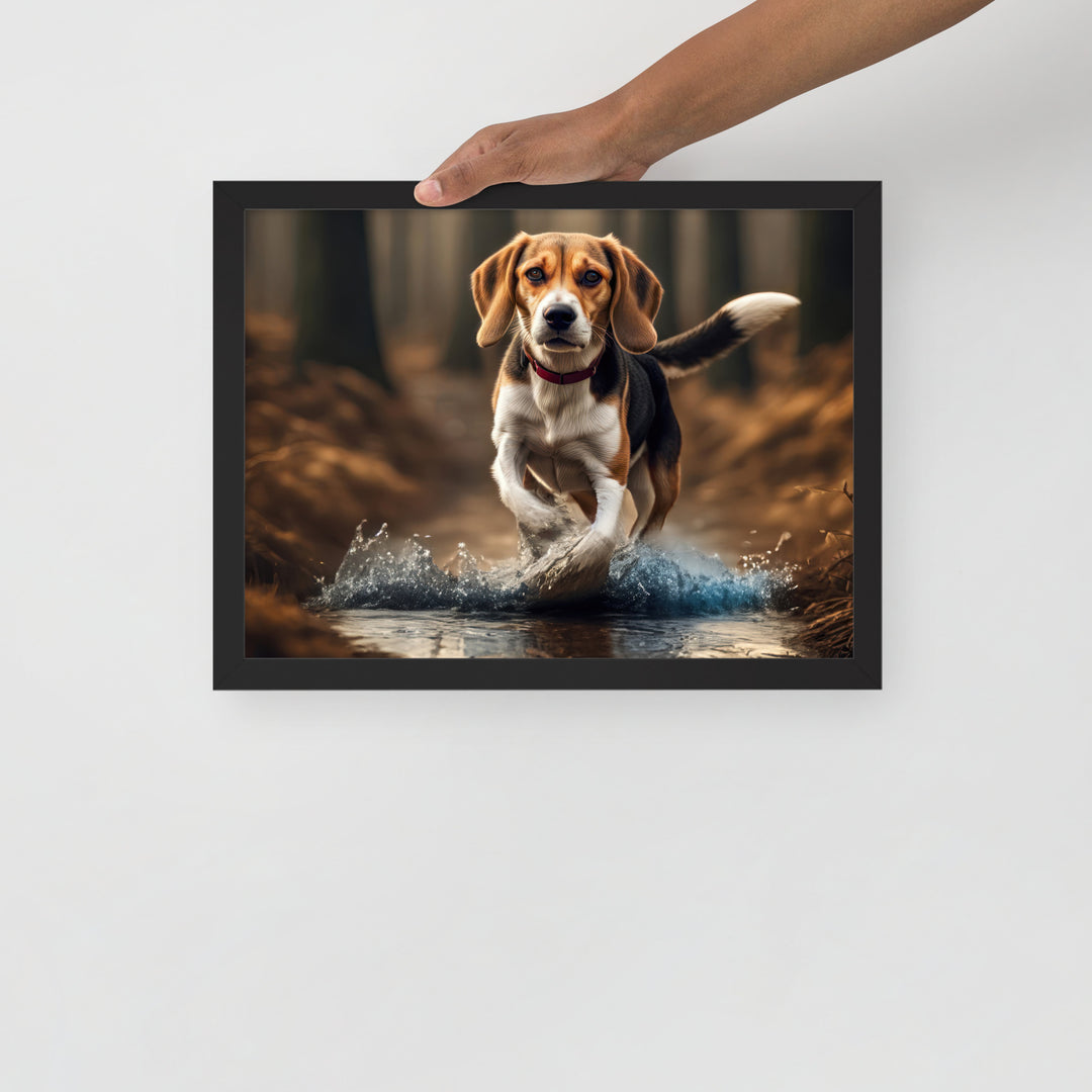 Beagle- Framed poster V3