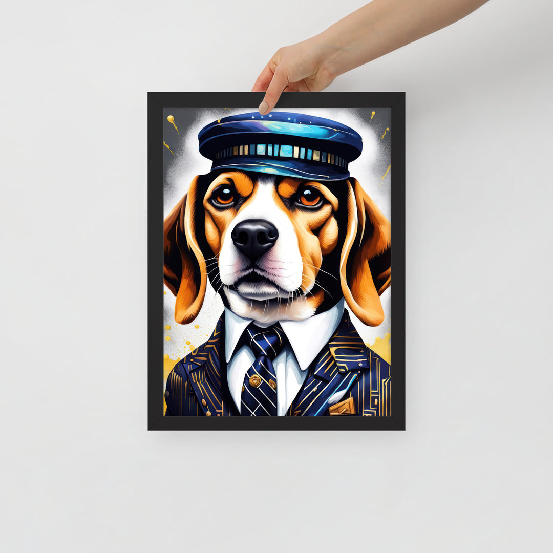 Beagle- Framed poster V5