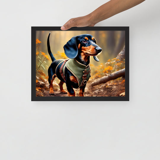 Dachshund- Framed poster v3