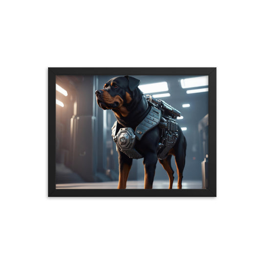 Rottweiler- Framed poster v4