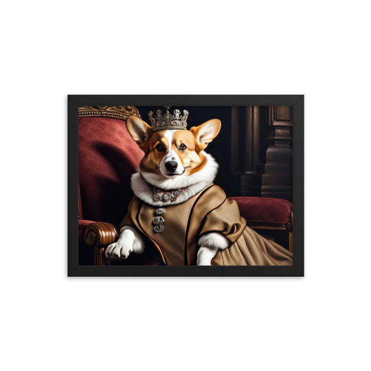 Pembroke Welsh Corgi- Framed poster