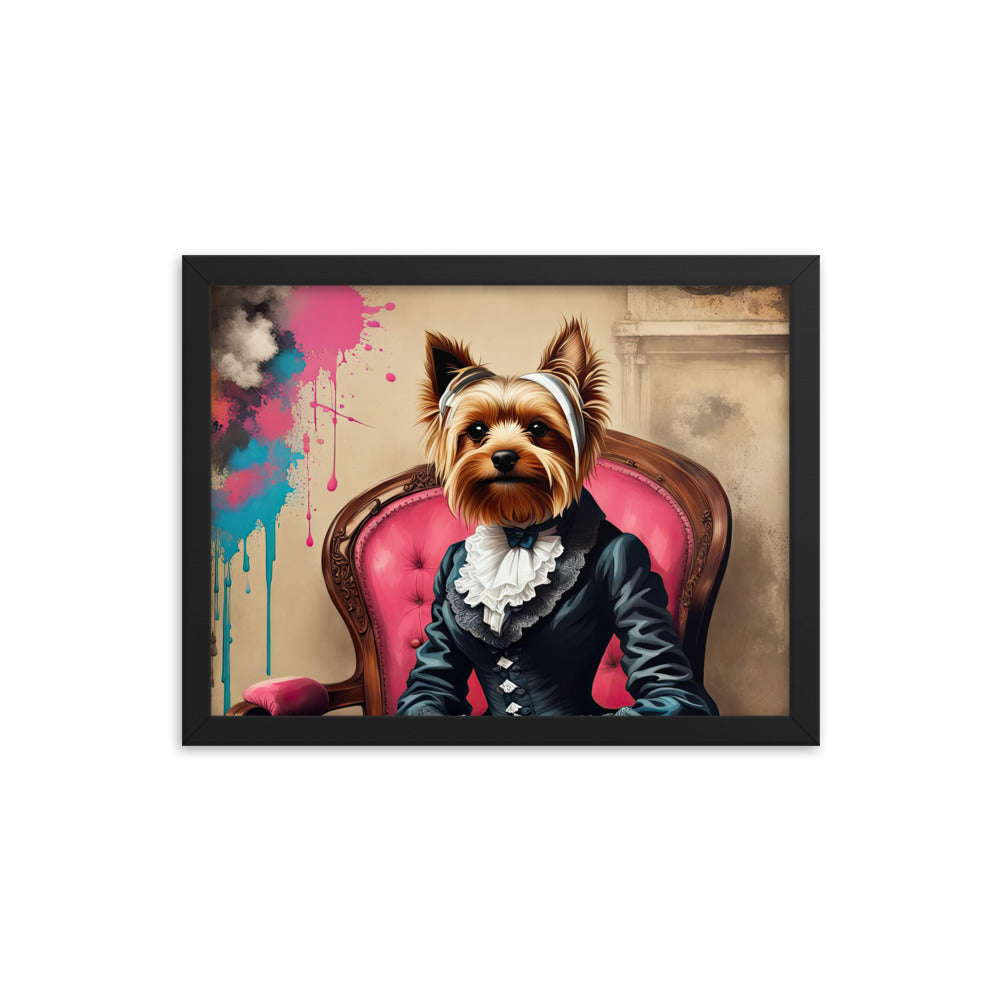 Yorkshire Terrier- Framed poster v3