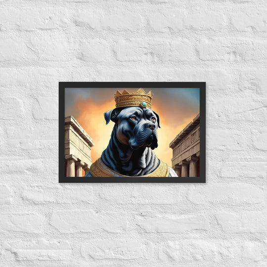 Framed poster-Cane Corso V2