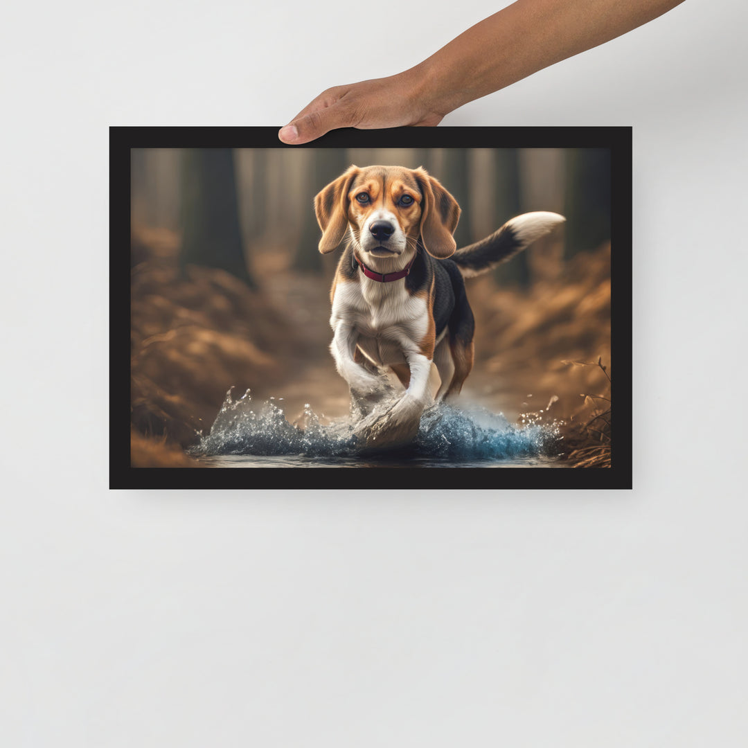 Beagle- Framed poster V3