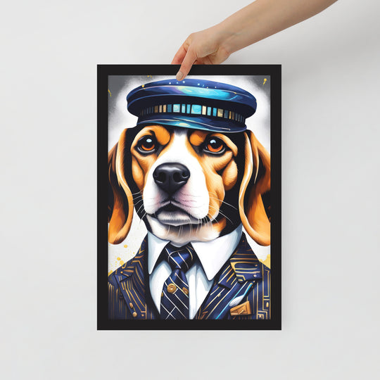 Beagle- Framed poster V5