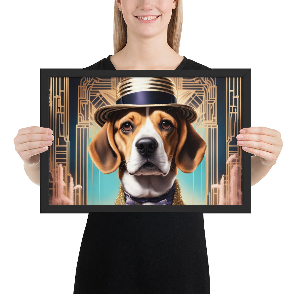 Beagle- Framed poster V2