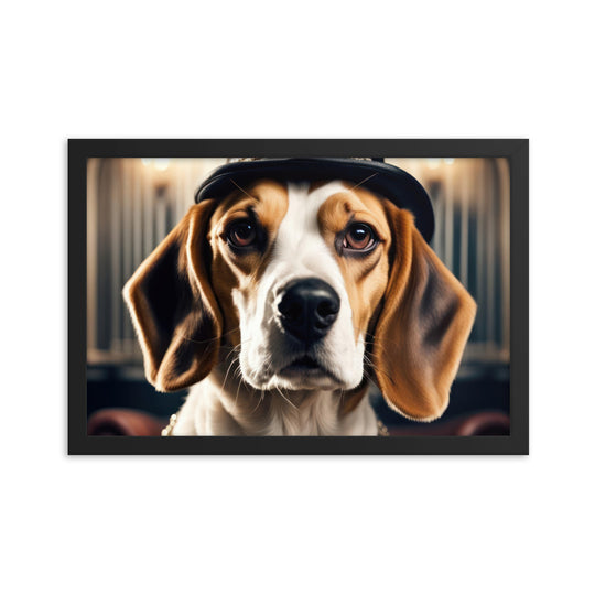 Beagle- Framed poster