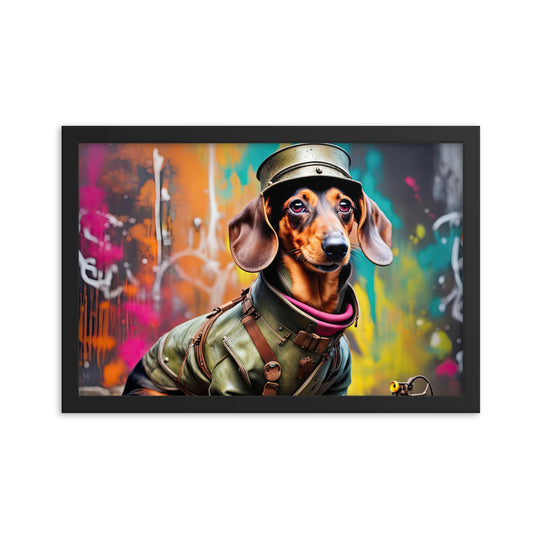 Dachshund- Framed poster