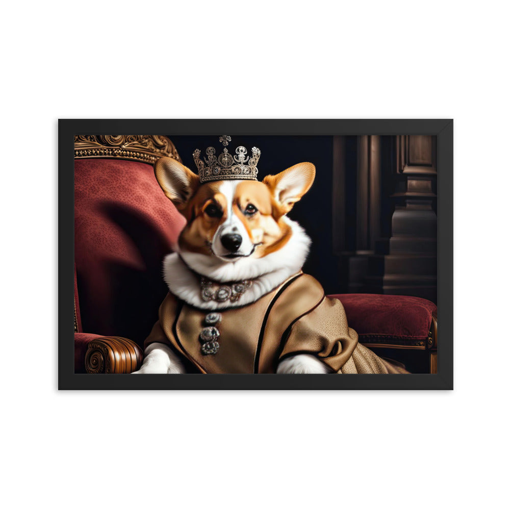 Pembroke Welsh Corgi- Framed poster