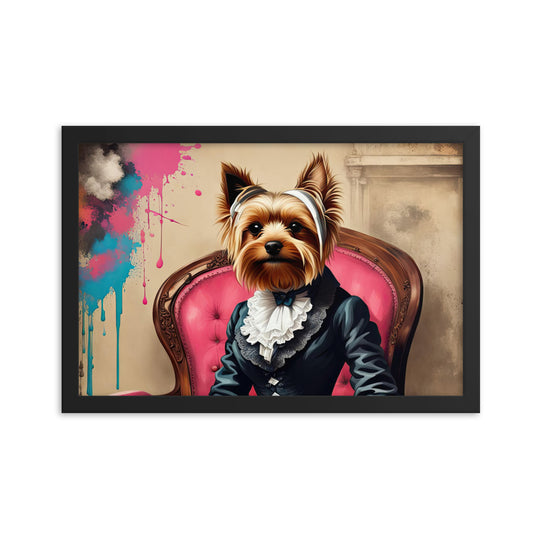 Yorkshire Terrier- Framed poster v3