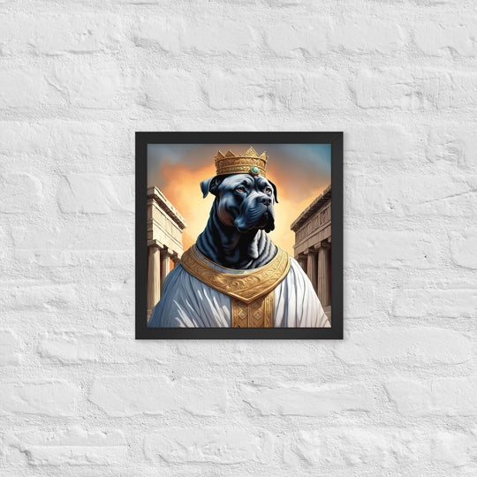 Framed poster-Cane Corso V2