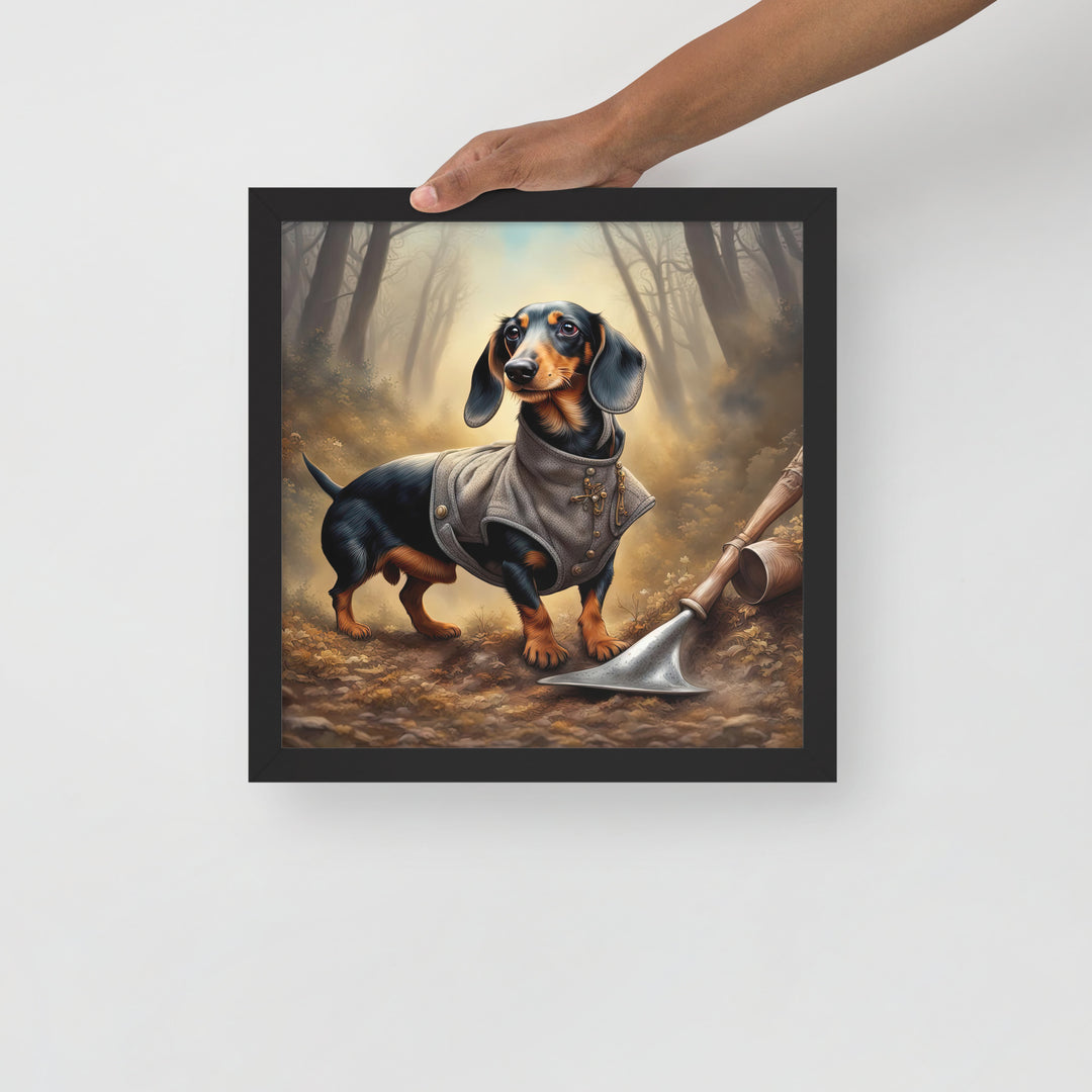 Dachshund- Framed poster v2