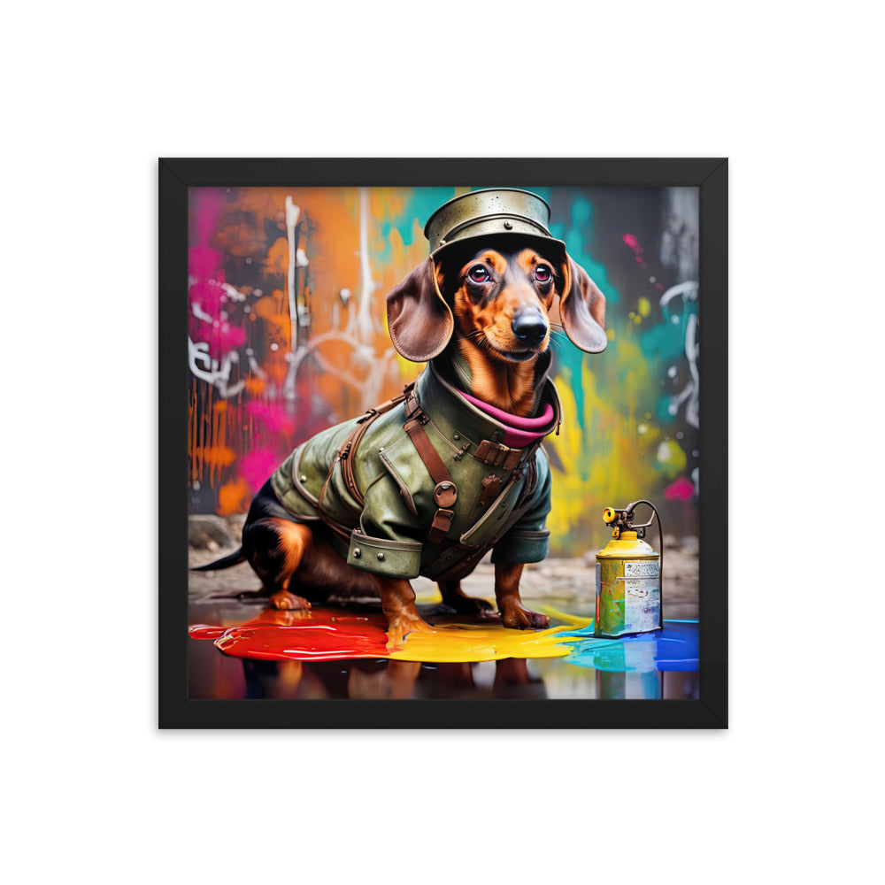 Dachshund- Framed poster